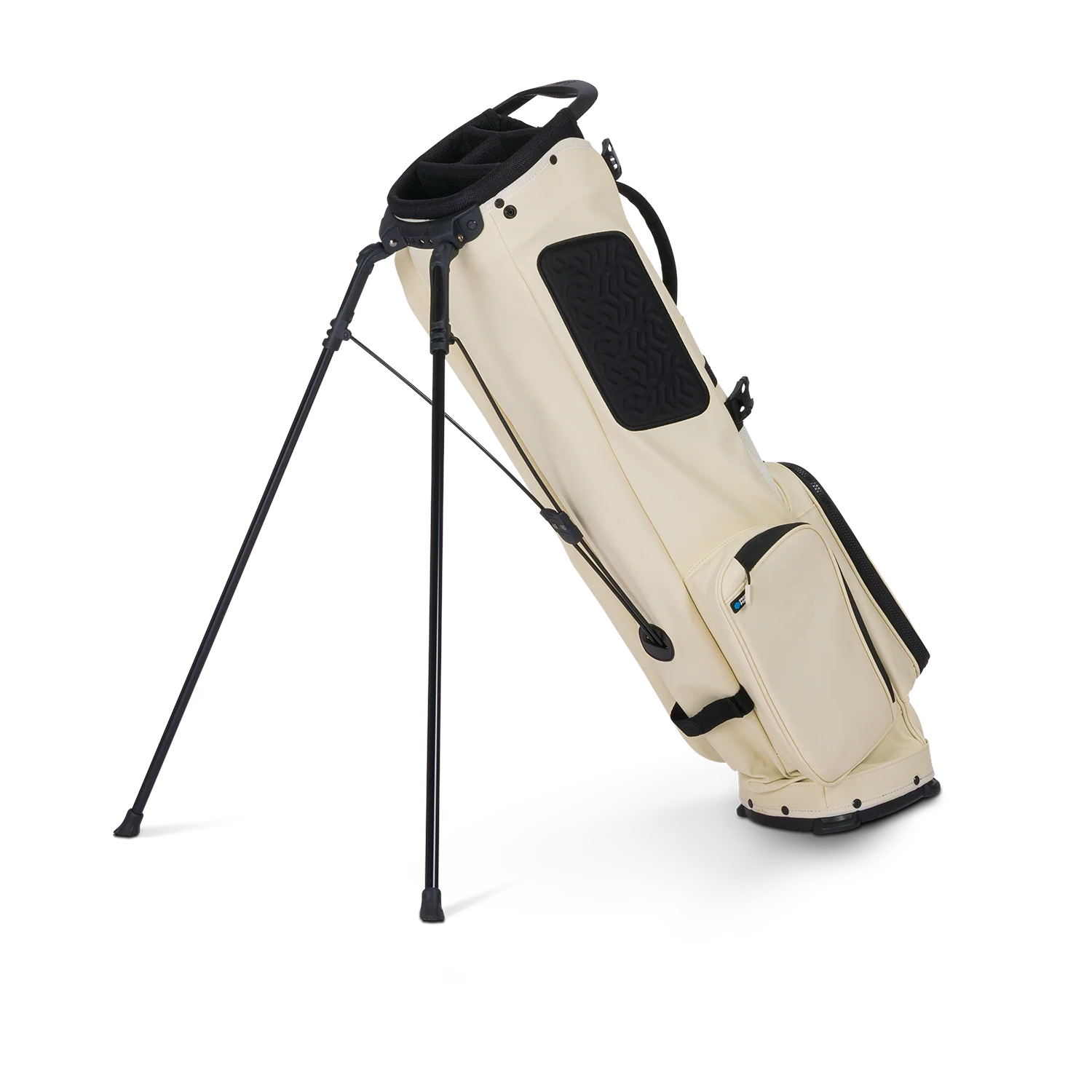 El Camino S-Class | Cream Vegan Leather Mid Size Stand Bag - Image 3